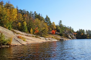 Key River Shore In Fall I